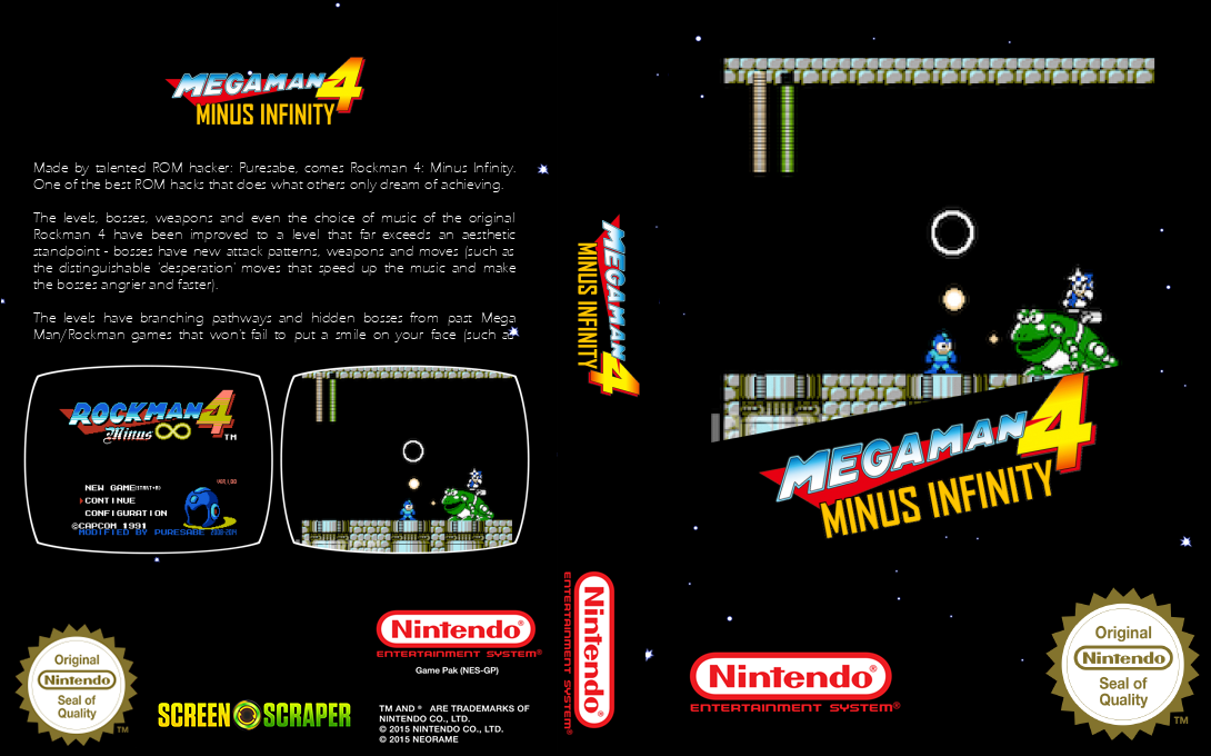 MegaMan IV : Minus Infinity — box-texture (SS)