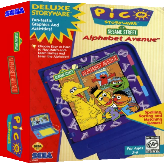 Sesame Street - Alphabet Avenue — box-3D (US)