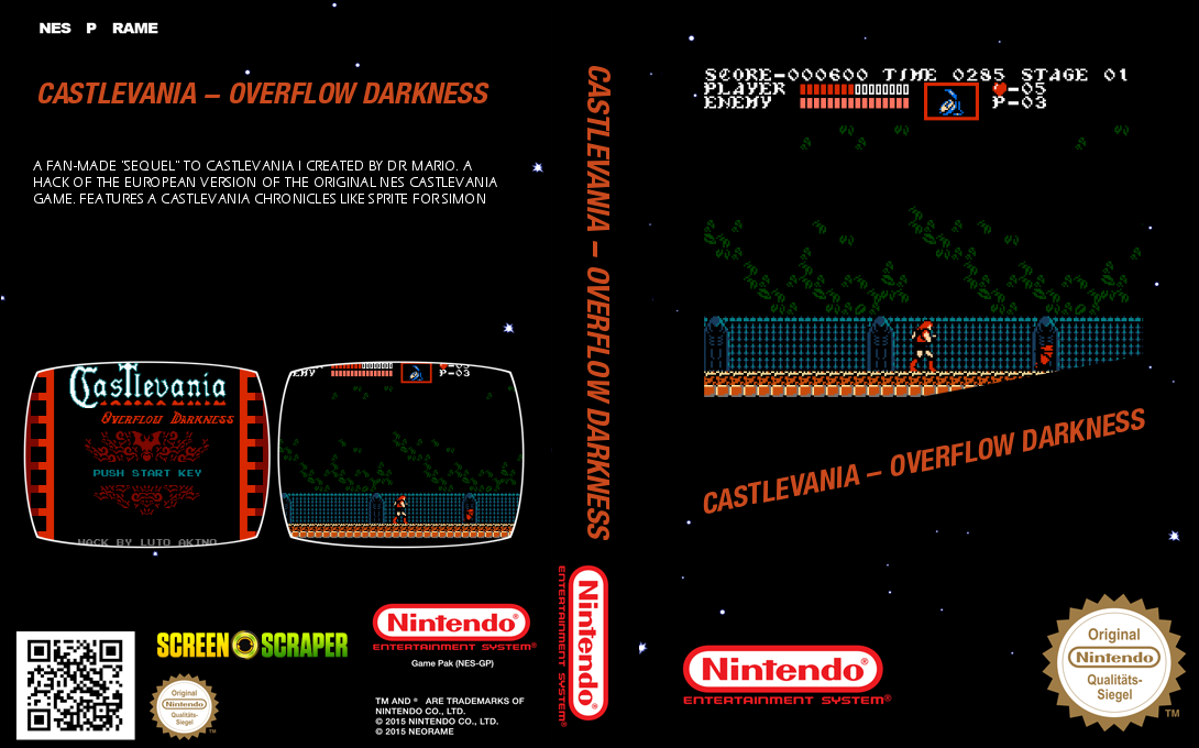 Castlevania - Overflow Darkness — box-texture (SS)