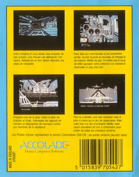 Train - Escape To Normandy, The — box-2D-back (FR)