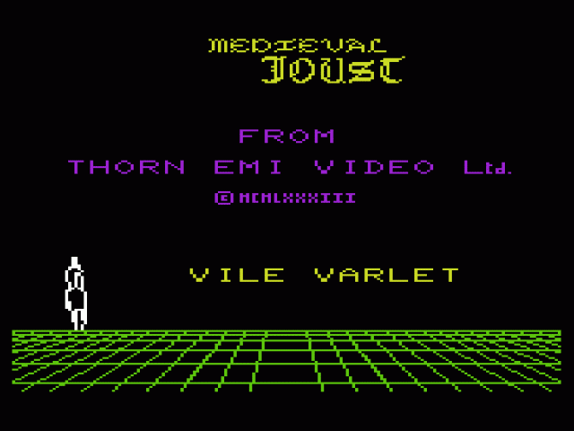 Medieval Joust — sstitle (WOR)
