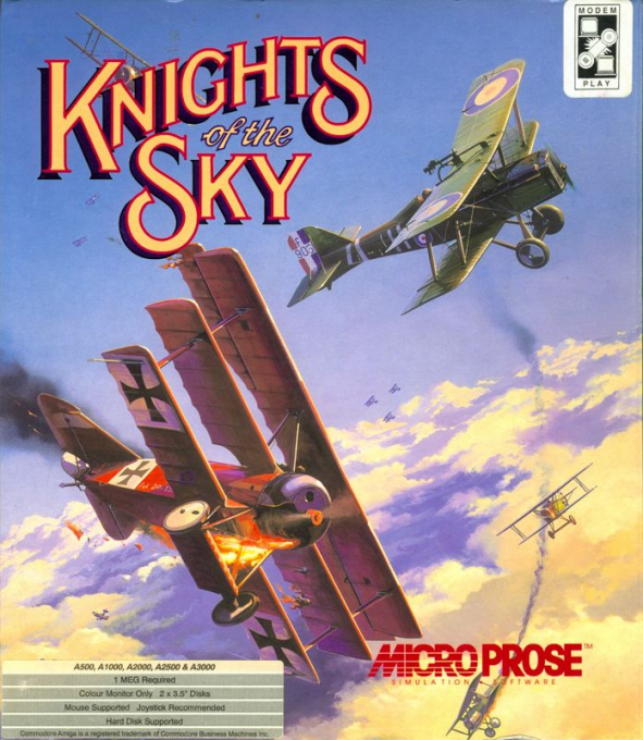 Knights of the Sky — box-2D (EU)