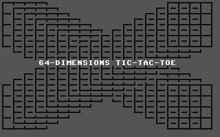 64-Dimensions Tic-Tac-Toe — sstitle (WOR)