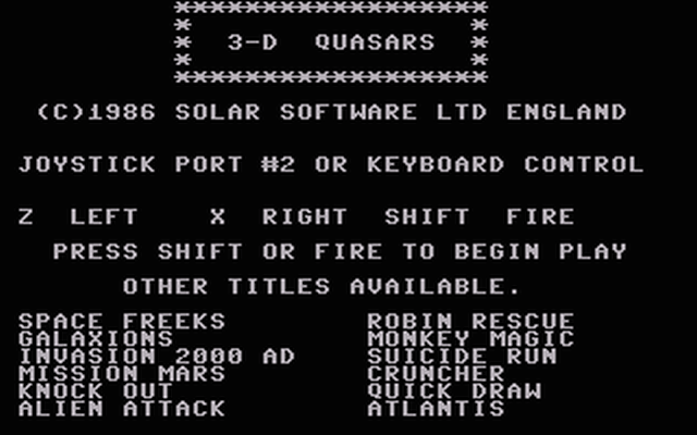 3D Quasars — sstitle (UK)