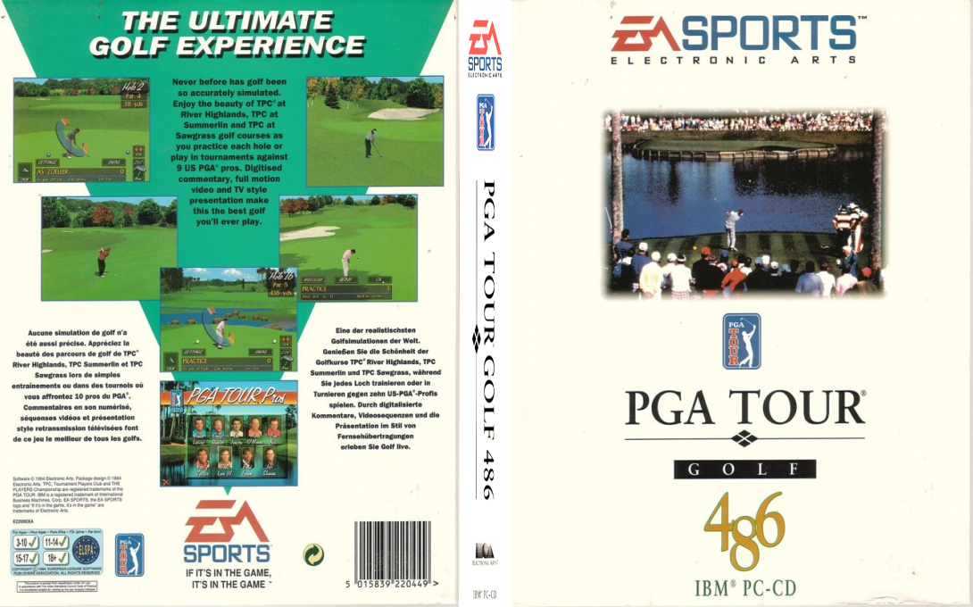 Pga Tour Golf 486 — box-texture (EU)