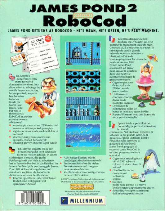 James Pond II - Codename RoboCod — box-2D-back (EU)