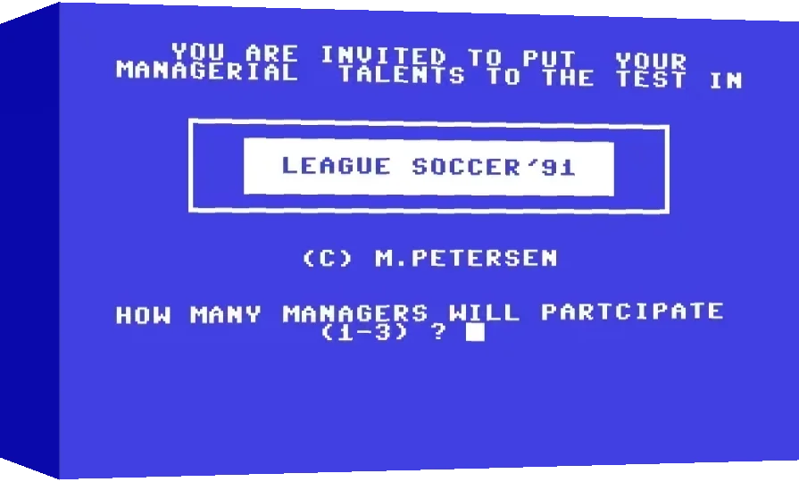 League Soccer '91 — box-3D (WOR)