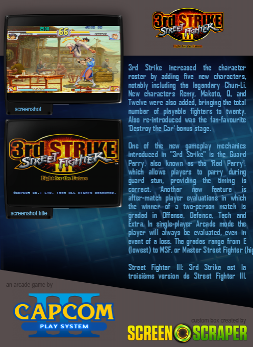 Street Fighter III : 3rd Strike - Fight for the Future — box-2D-back (SS)