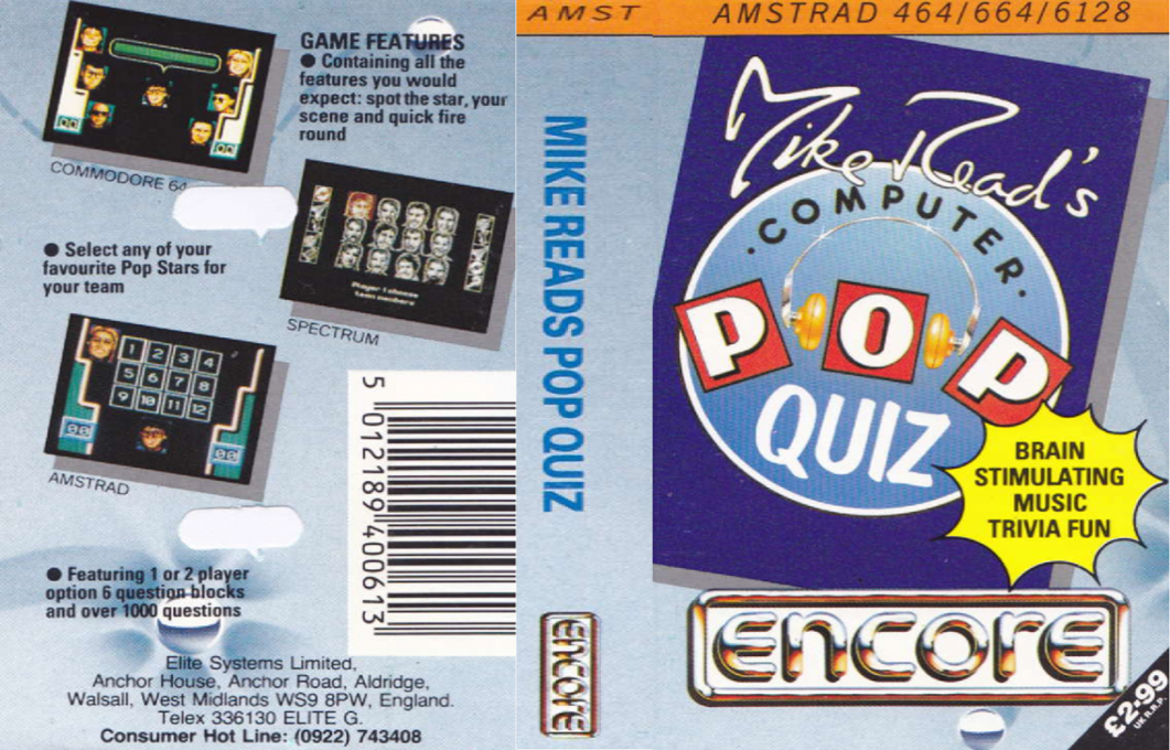 Mike Read's Computer Pop Quiz — box-texture (EU)