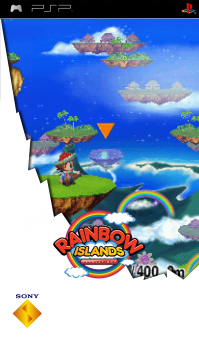 Rainbow Islands Evolution — box-2D (SS)