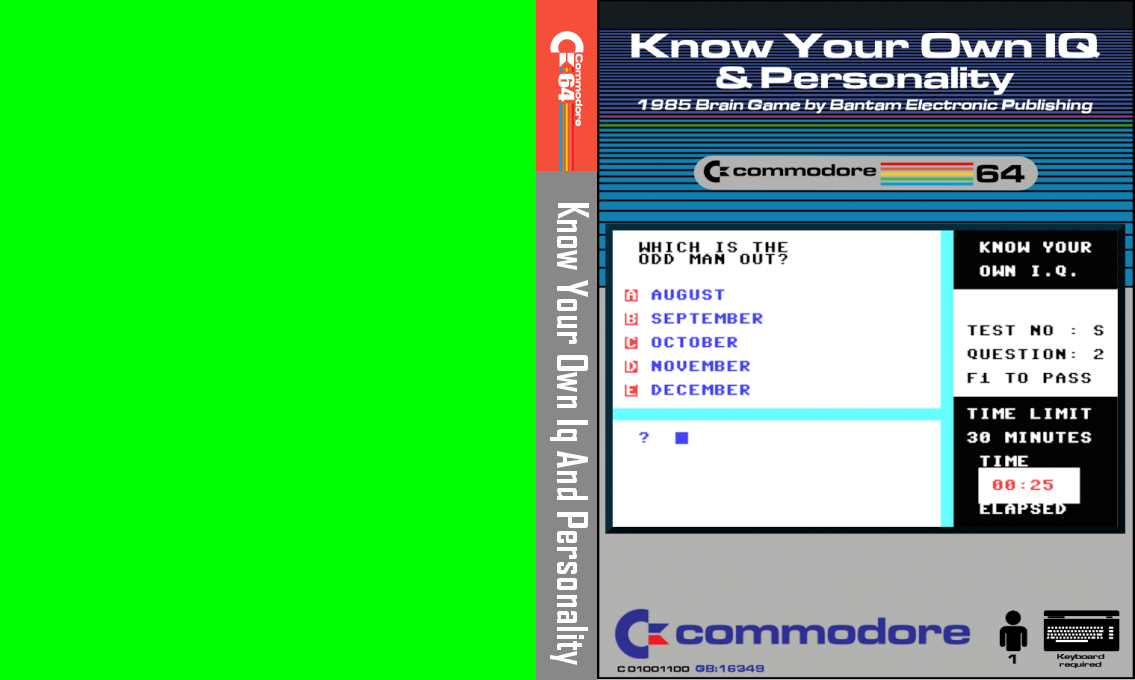 Know Your Own IQ & Personality — box-texture (CUS)