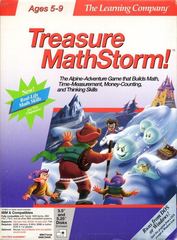 Treasure MathStorm! box art