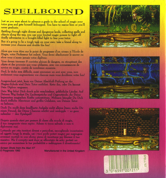 Spell Bound — box-2D-back (EU)
