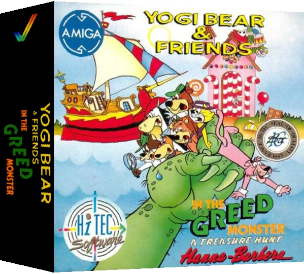 Yogi Bear & Friends in the Greed Monster — box-3D (EU)