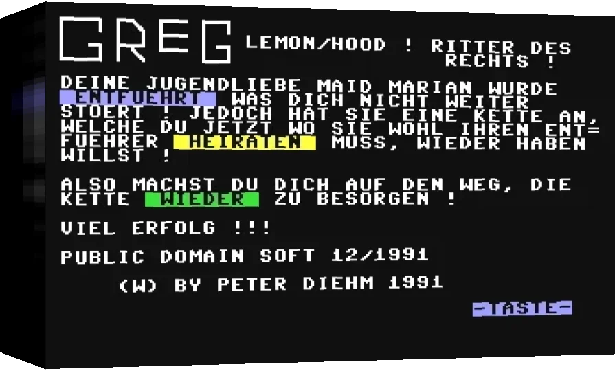 Greg Lemon/Hood : Ritter des Rechts — box-3D (WOR)