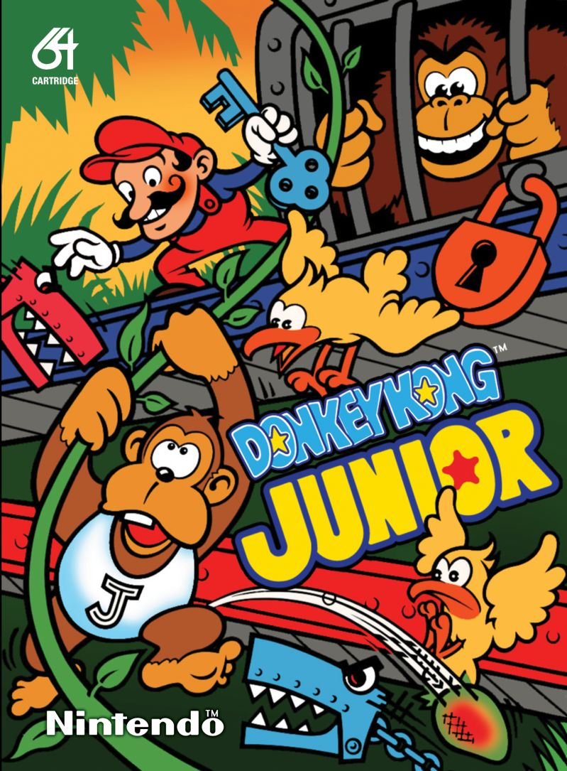 Donkey Kong Junior box art
