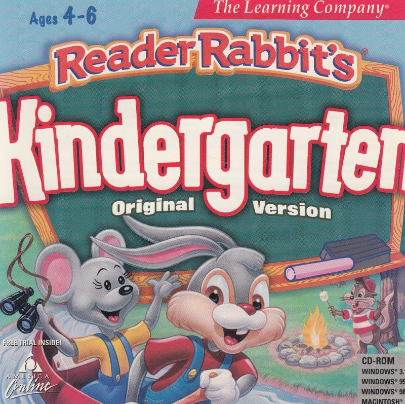 Reader Rabbit's Kindergarten box art