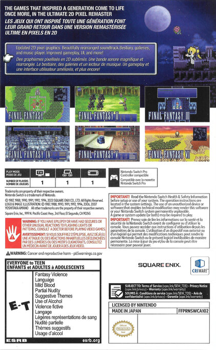 Final Fantasy 3 Pixel Remaster — box-2D-back (US)