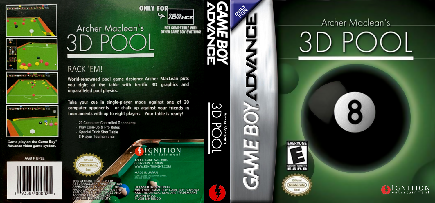 Archer Maclean's 3D Pool — box-texture (US)