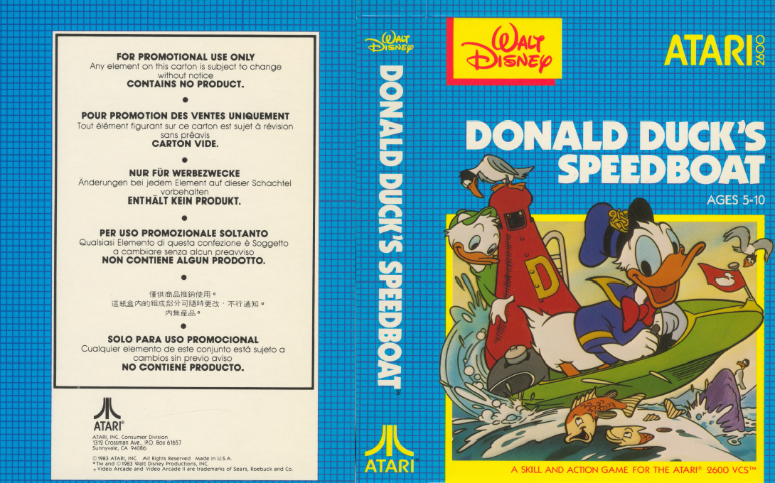Donald Duck's Speedboat — box-texture (WOR)