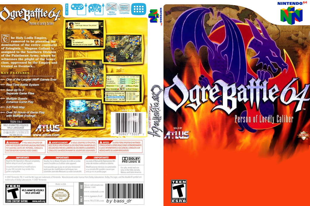 Ogre Battle 64 - Person Of Lordly Caliber — box-texture (US)