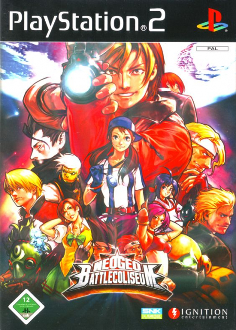 NeoGeo Battle Coliseum — box-2D (DE)