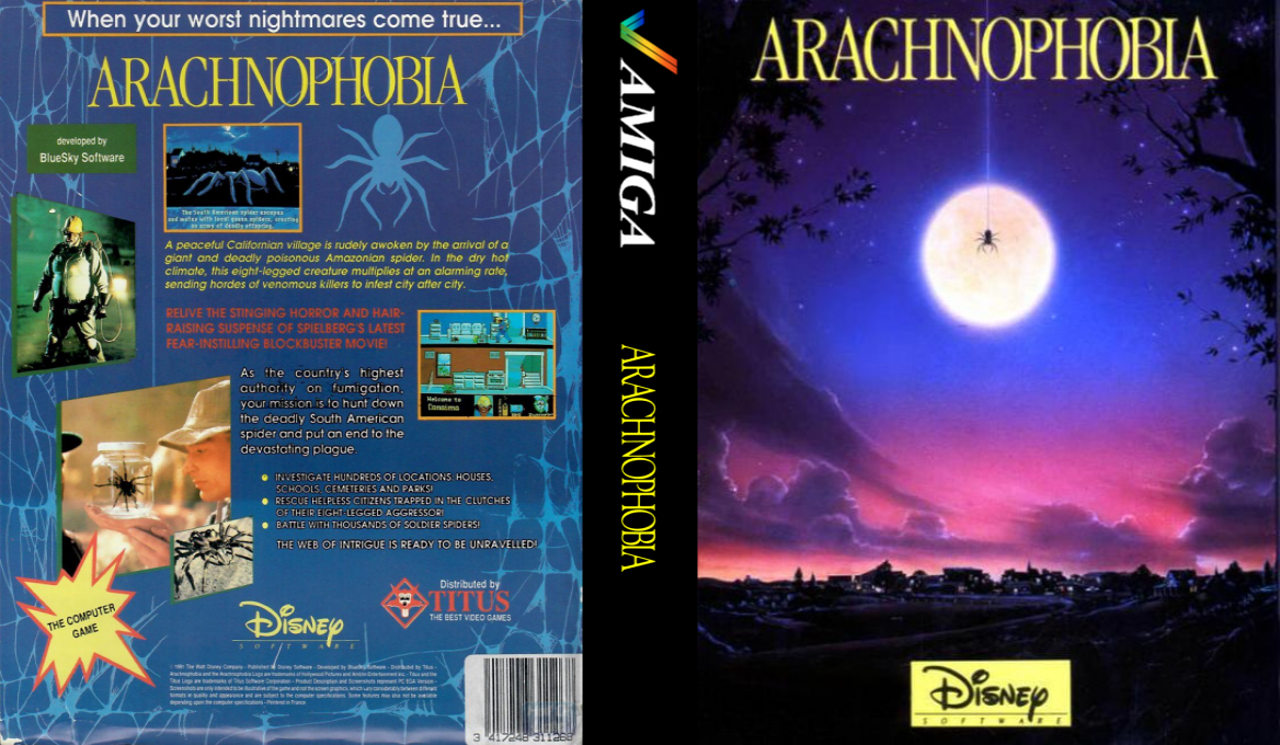 Arachnophobia — box-texture (US)