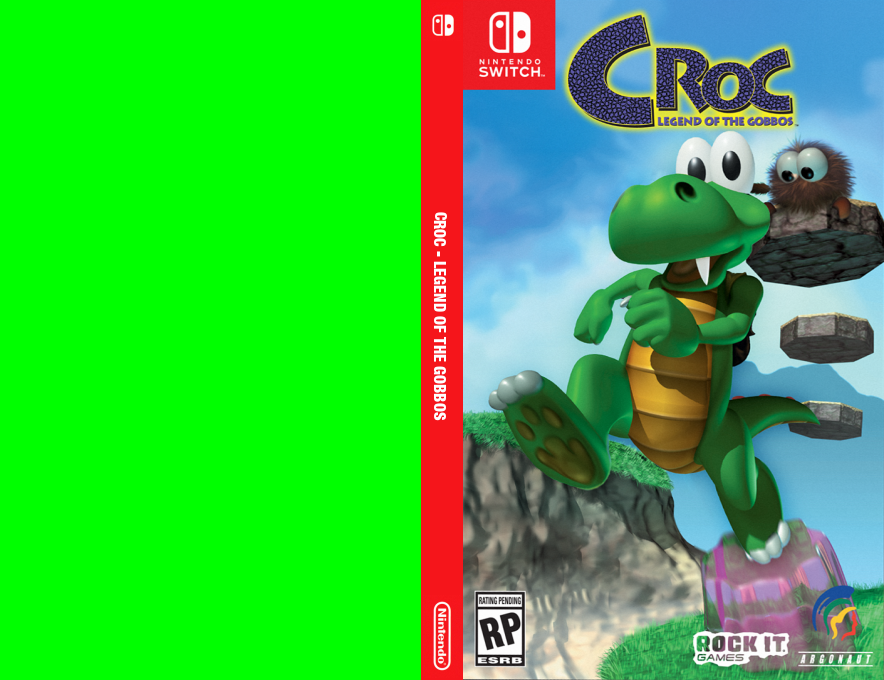 Croc - Legend Of The Gobbos — box-texture (US)