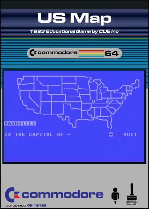US Map box art