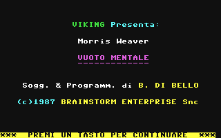 Morris Weaver : Vuoto Mentale — sstitle (IT)