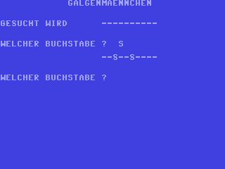 Galgenmännchen — ss (DE)