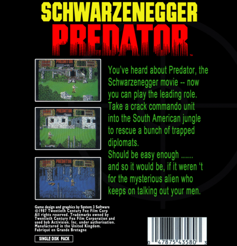 Predator — box-2D-back (EU)