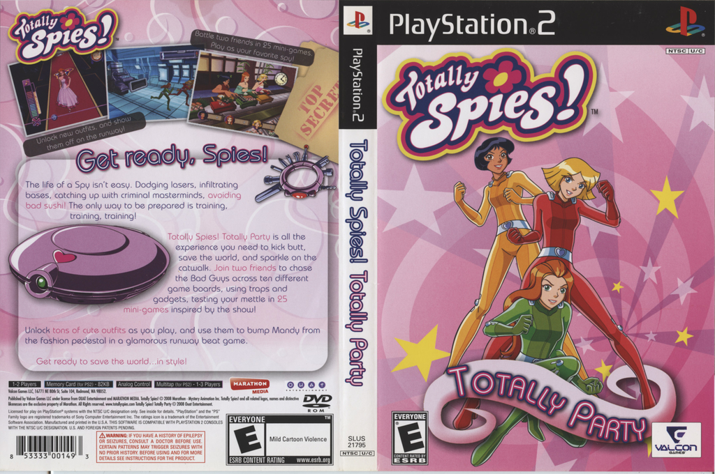 Totally Spies! - Totally Party — box-texture (US)
