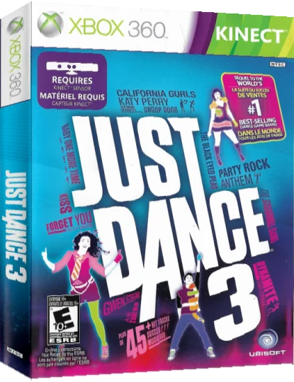 Just Dance 3 — box-3D (CA)