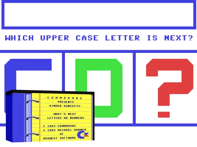 Kinder Koncepts 2 - What's Next Letters or Numbers — mixrbv2 (WOR)