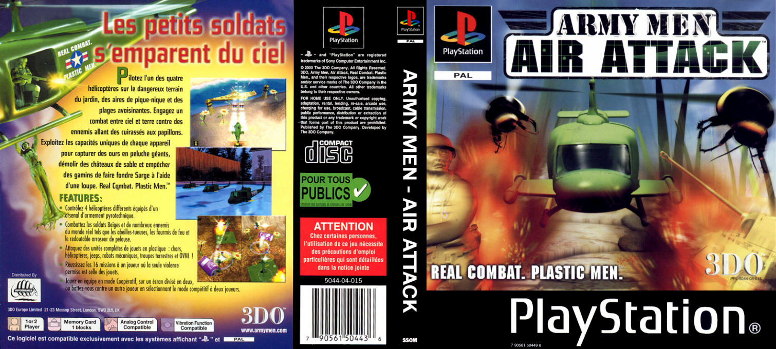 Army Men - Air Attack — box-texture (FR)