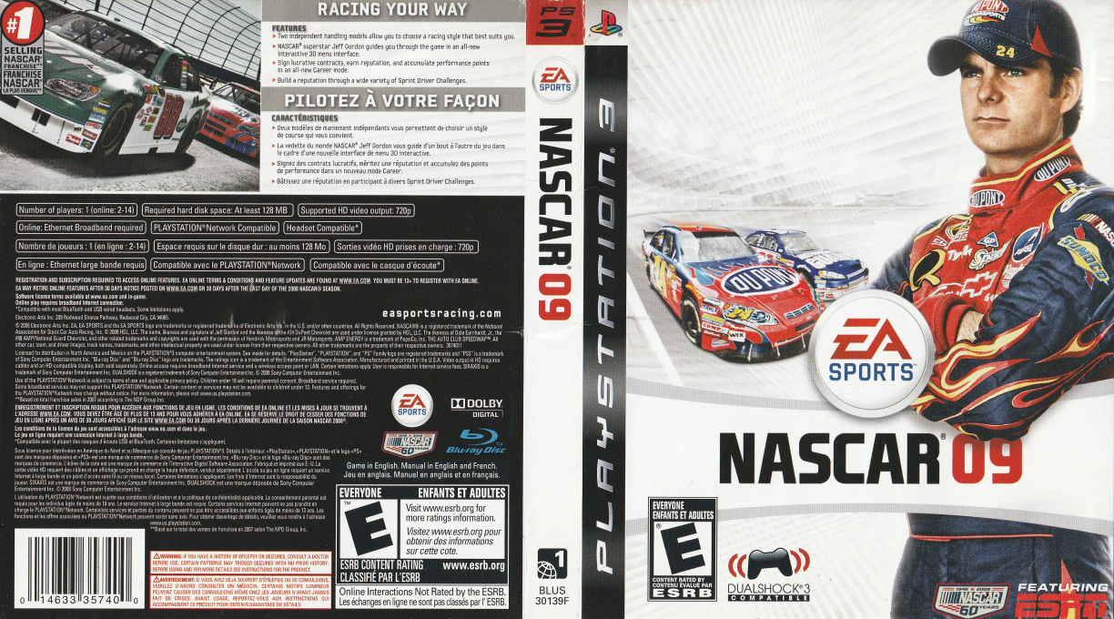 NASCAR 09 — box-texture (CA)