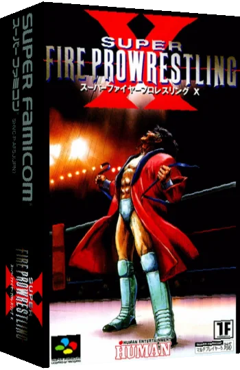 Super Fire Pro Wrestling X — box-3D (JP)