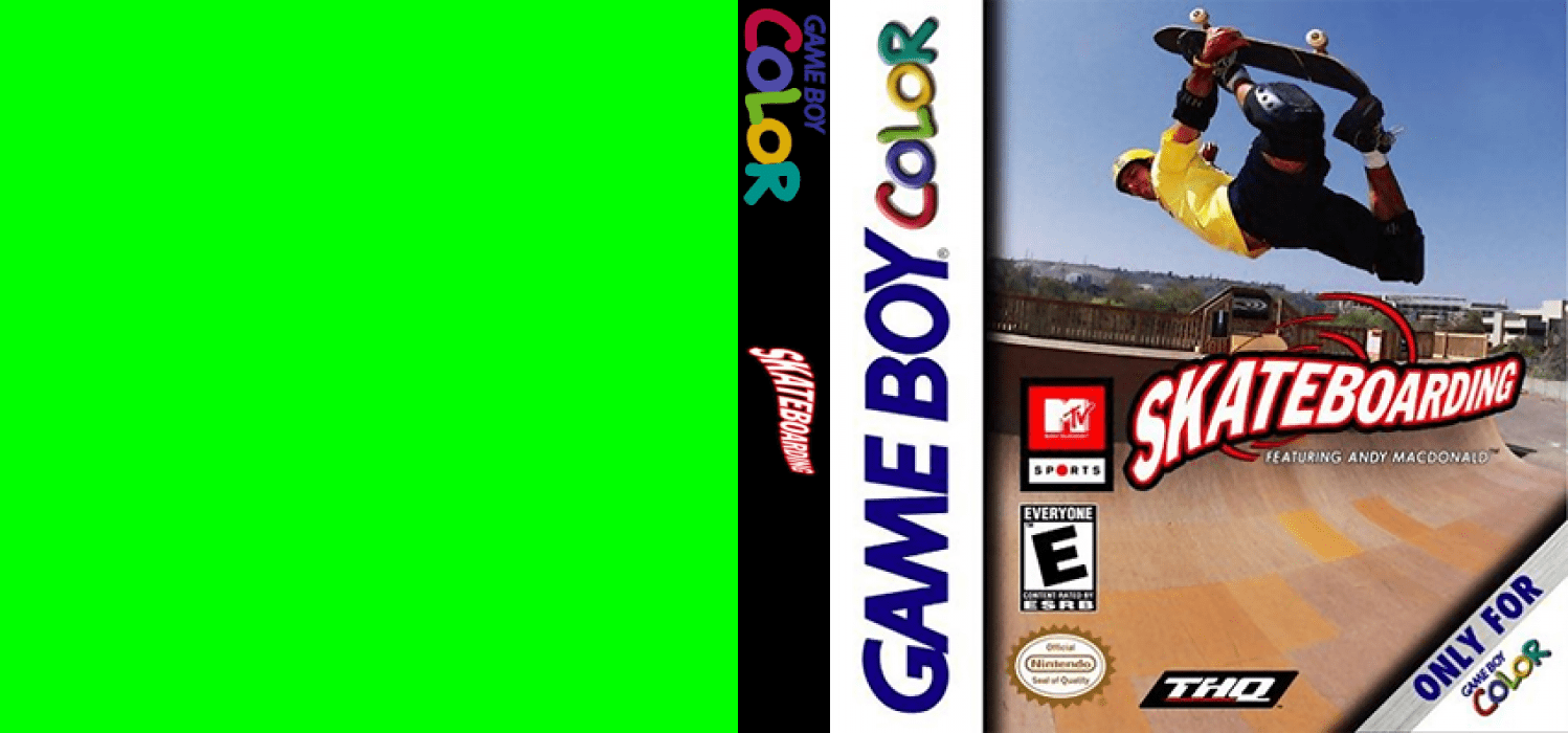 MTV Sports : Skateboarding featuring Andy MacDonal — box-texture (US)