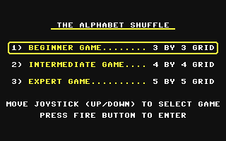 The Alphabet Shuffle — sstitle (WOR)