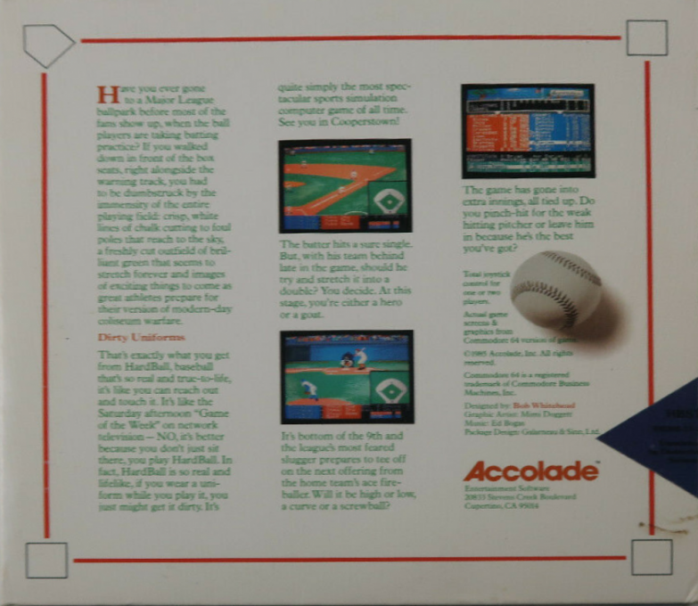 HardBall! — box-2D-back (EU)