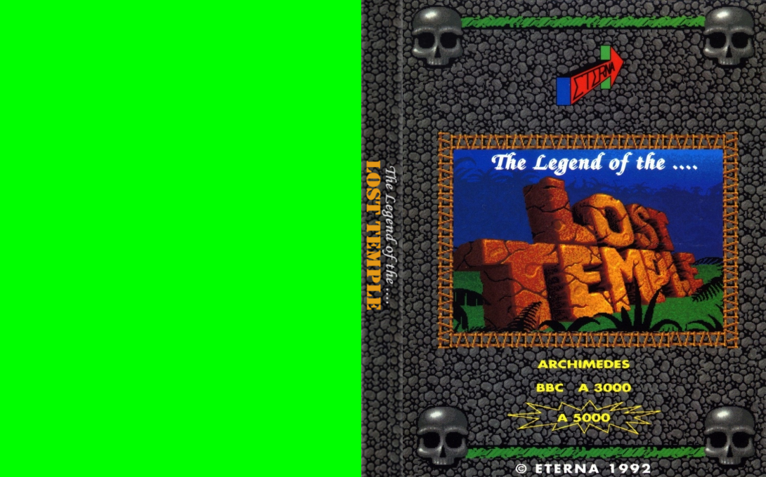 The Legend of the Lost Temple — box-texture (UK)
