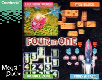 Mega Duck 4 In 1 Game box art