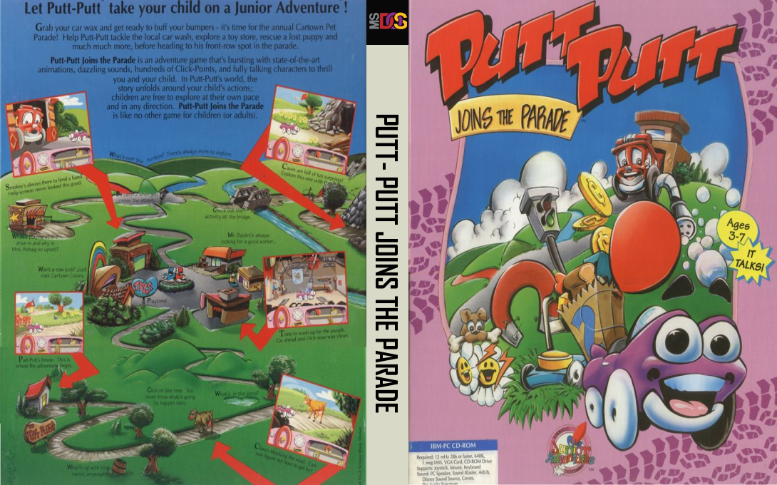 Putt- Putt Joins The Parade — box-texture (US)