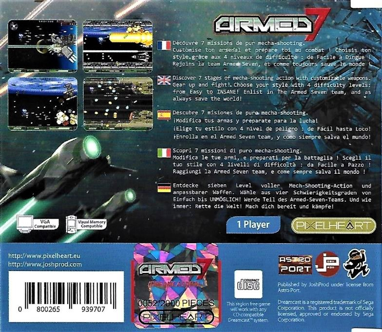 Armed Seven — box-2D-back (EU)