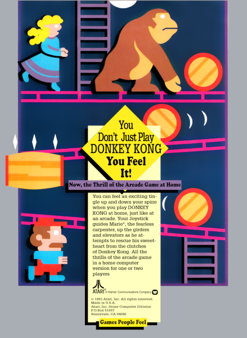 Donkey Kong — box-2D-back (US)