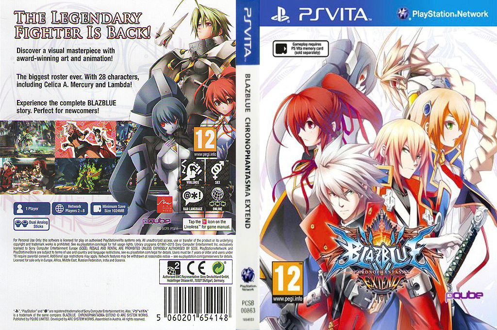 BlazBlue - Chronophantasma Extend — box-texture (EU)