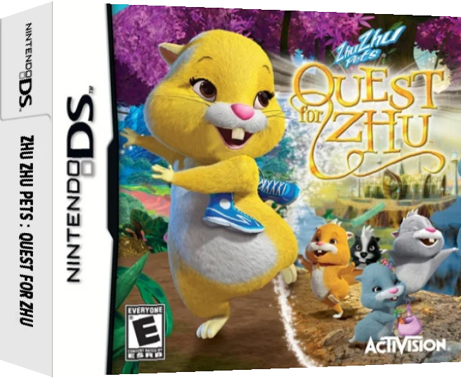 Zhu Zhu Pets - Quest for Zhu — box-3D (US)