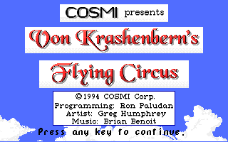 Manfred Von Krashenberns Flying Circus — sstitle (WOR)