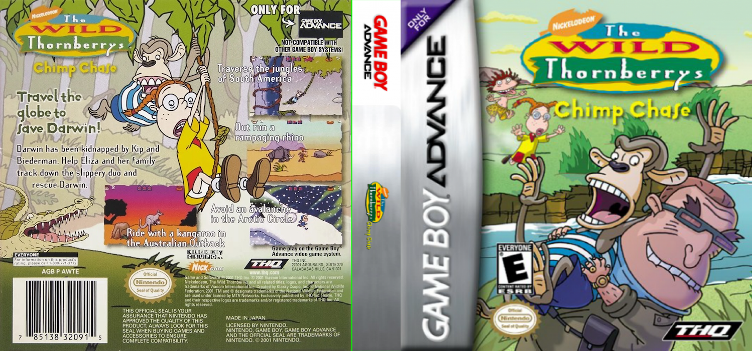 Wild Thornberrys, The - Chimp Chase — box-texture (US)